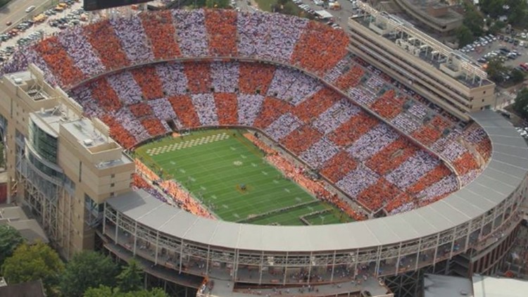 Danny White announces Tennessee will Checker Neyland Stadium vs. Ole Miss Danny White announces Tennessee will Checker Neyland Stadium vs. Ole Miss
