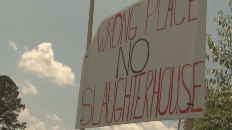 Community members speak out against proposed slaughterhouse in their backyard