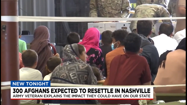 Roughly 300 Afghan refugees are coming to Middle Tennessee