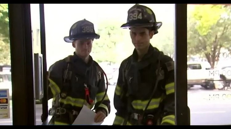 Cleveland firefighters honor the 20th anniversary of 9/11