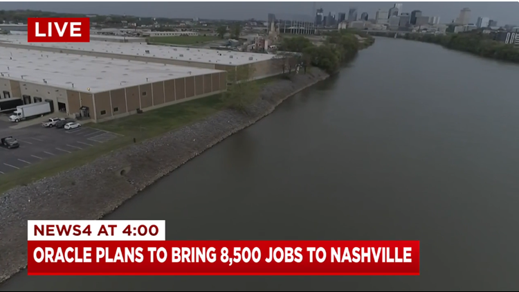 Oracle to bring 8,500 jobs, invest $1.2 billion in Nashville