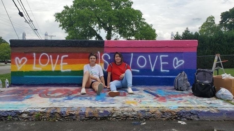 Pride flags painted over twice in Alcoa after video of woman insulting teens spreads online