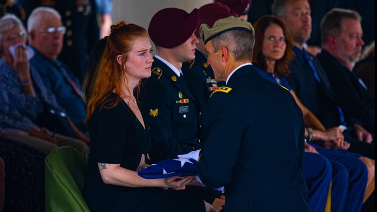 Staff Sgt. Ryan Knauss interred at Arlington National Cemetery in ceremony honoring his service to country Staff Sgt. Ryan Knauss interred at Arlington National Cemetery in ceremony honoring his service to country
