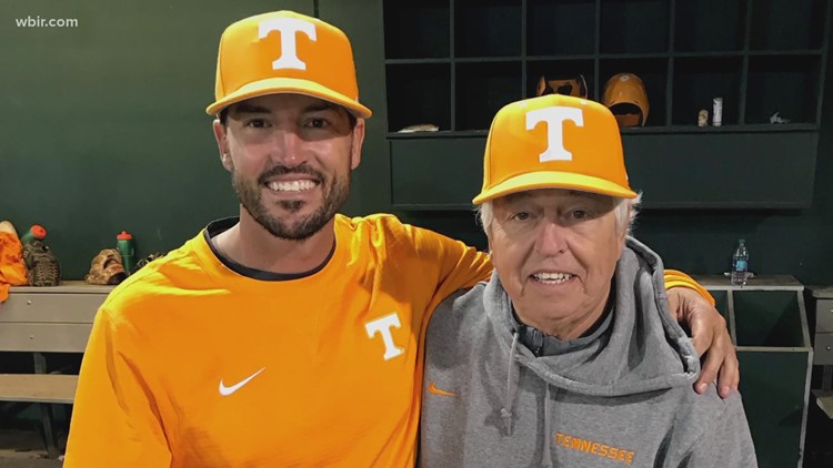 WATCH: Vols head coach Tony Vitello plays catch with his dad before NCAA Tournament game