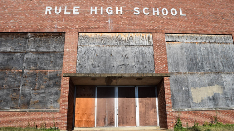 Knox County Mayor Glenn Jacobs announces plans for the redevelopment of Rule High School
