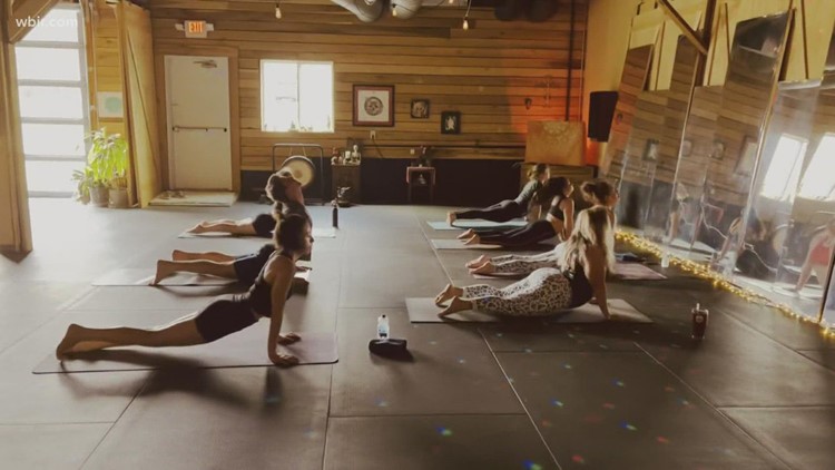 Yoga instructor offers donation-based classes to help frontline workers manage stress