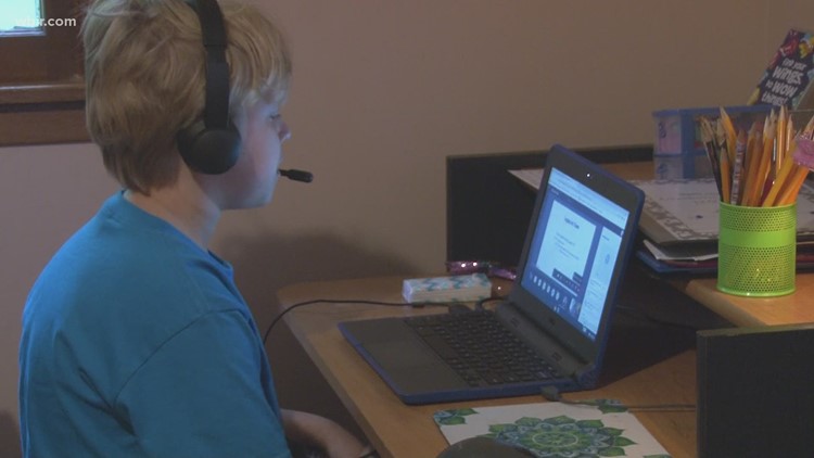 Parent says no to sending child that is virtual learning, back into class for end of year testing