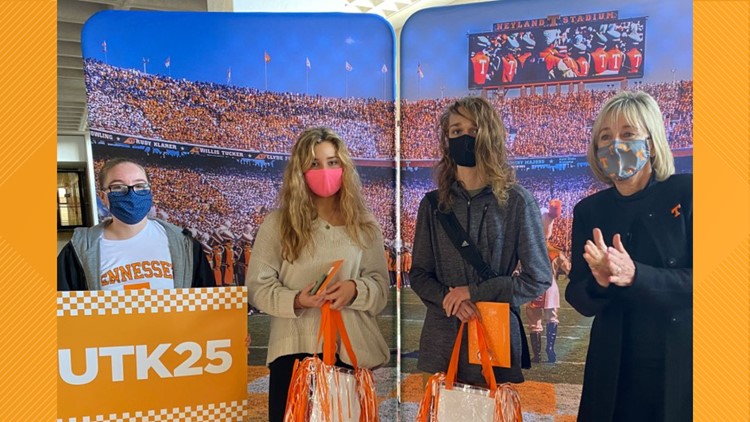 Central High School seniors surprised with balloons, cookies and acceptance letters to UT