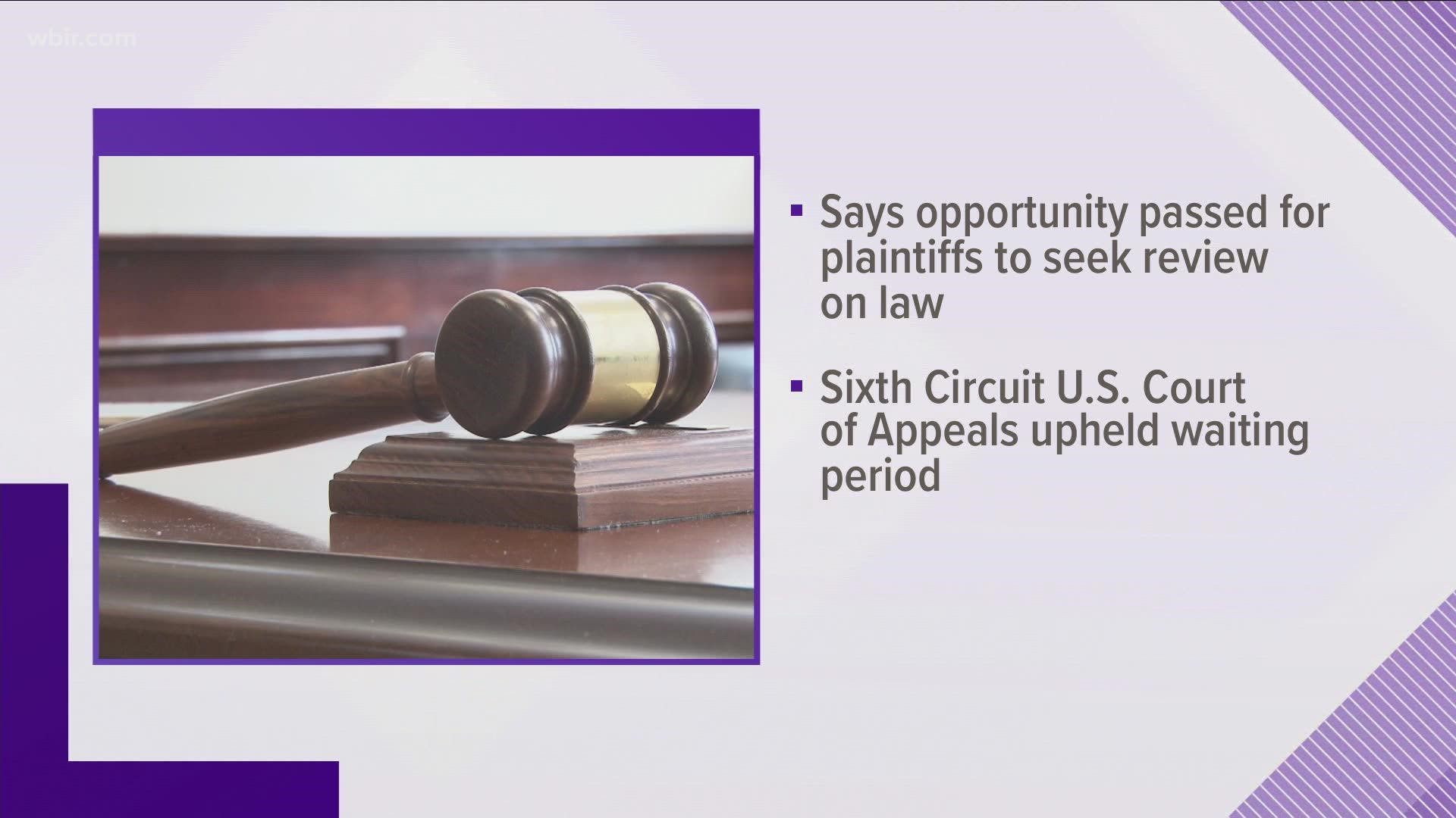 According to Slatery, the chance for plaintiffs to seek further review from the U.S. Supreme Court is over.