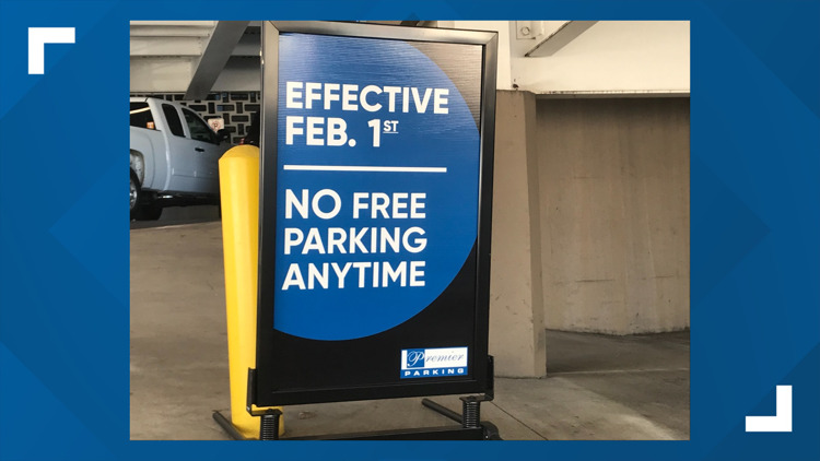 Starting Monday, no more free parking in popular downtown Knoxville parking garage