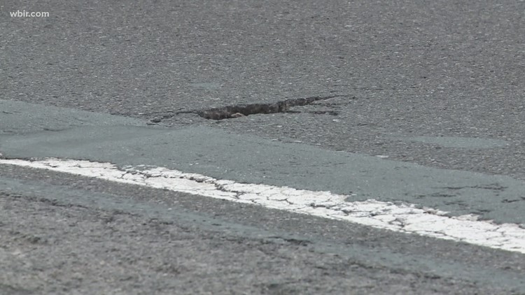 TDOT crews to start patching potholes across East Tennessee Tuesday morning
