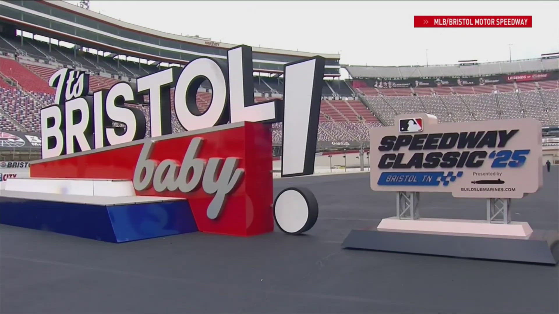 Leaders at Bristol Motor Speedway last week announced Major League Baseball's Atlanta Braves and Cincinnati Reds will play a game next year inside the race track.