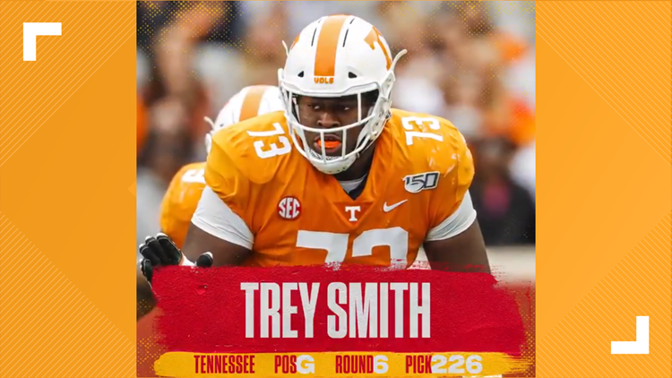Kansas City Chiefs pick VFL Trey Smith during 2021 NFL Draft