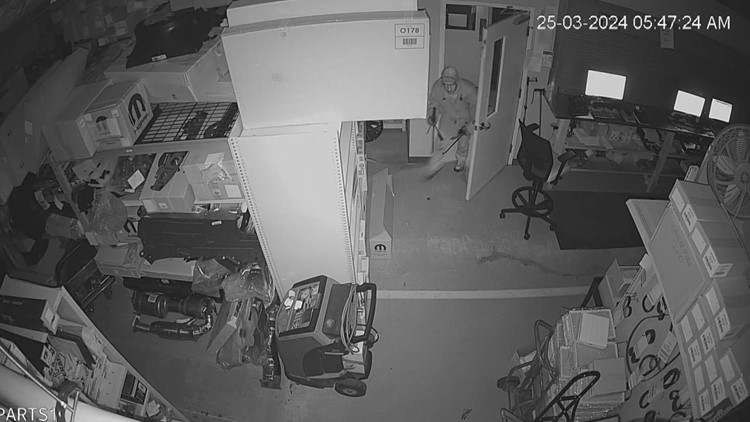 Dealerships in Oak Ridge area report burglaries over the weekend, one caught on camera
