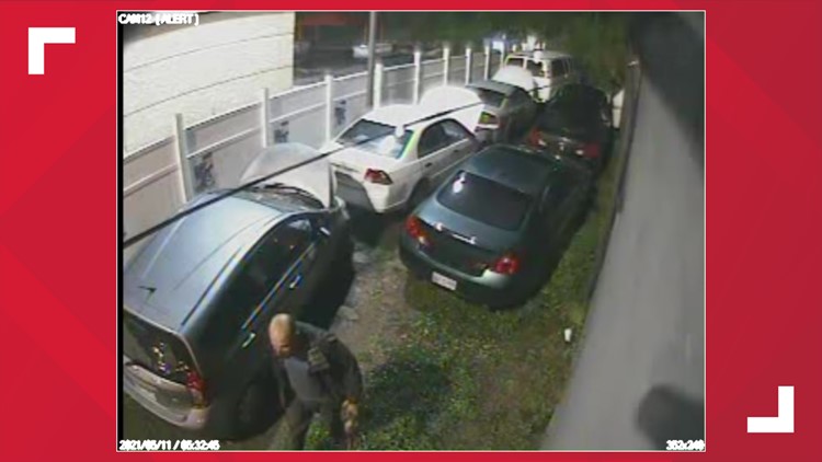 Knoxville police searching for man allegedly stealing catalytic convertors in North Knoxville