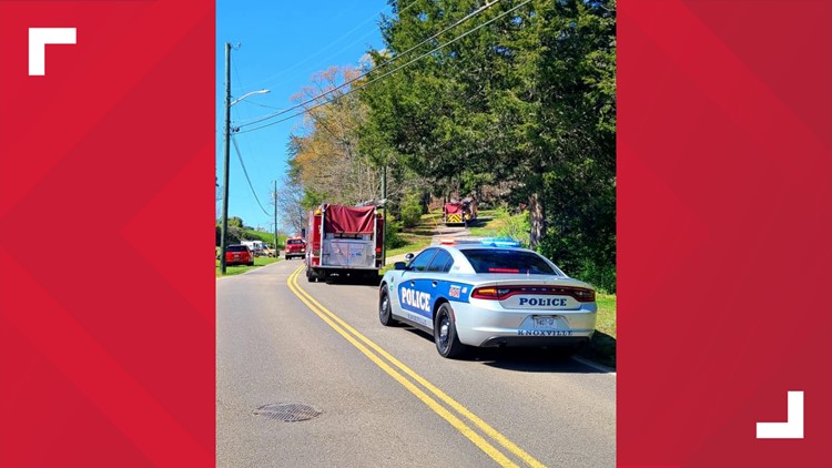 KFD responds to brush fire on Gap Road in northwest Knoxville
