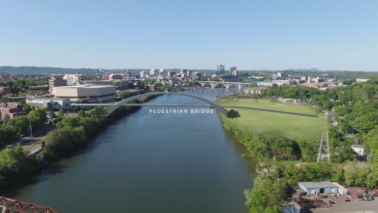 City of Knoxville receives $24.7M in federal RAISE grant for South Knoxville Pedestrian Bridge
