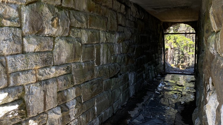 Few know about the secret tunnel beneath Clingmans Dome Road in the Great Smoky Mountains