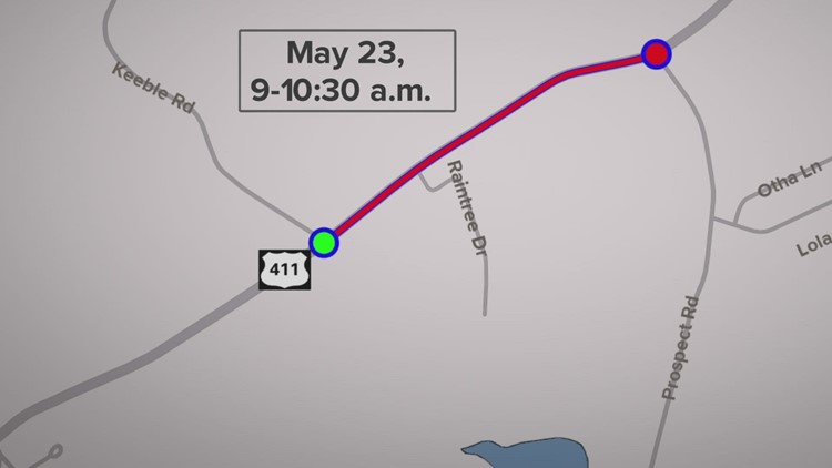 Blount County road to close road Tuesday morning to finish investigation into deadly crash