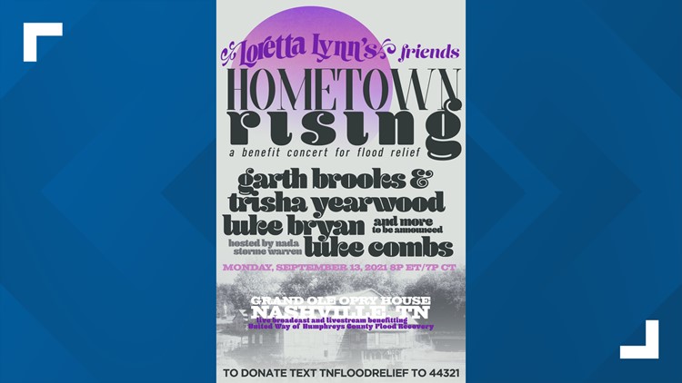 Loretta Lynn to host livestream concert featuring Garth Brooks and other country music stars for flood victims