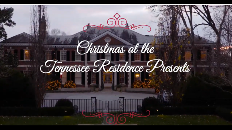 First Lady Maria Lee shares virtual tour of Christmas at Tennessee Residence