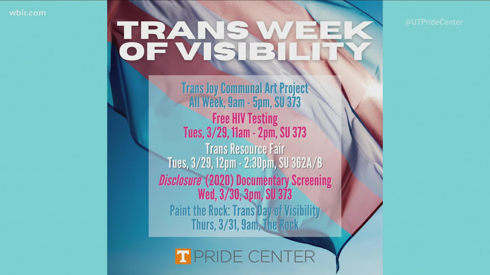 UT is celebrating Trans Week of Visibility with a full week of learning.
