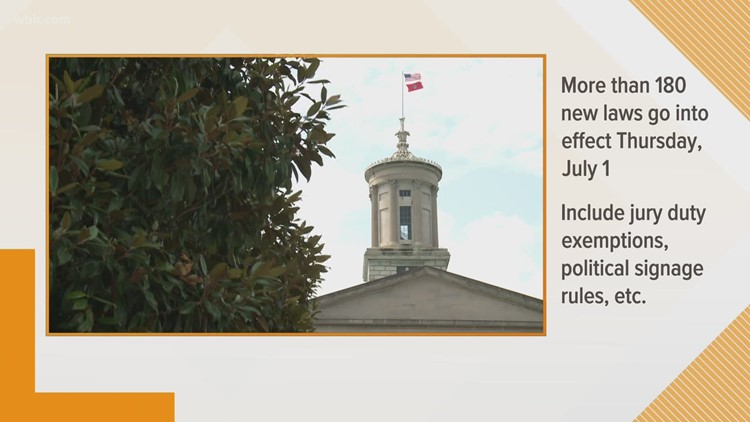 New Tennessee state laws will make some punishments harsher