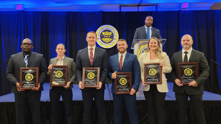 ‘Nashville 6’ named state’s Police Officers of the Year for evacuating people in Christmas Day bombing