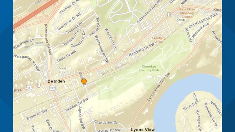 Did you feel it? Weak 2.2-magnitude earthquake reported in Bearden area of Knoxville