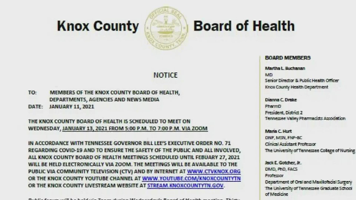 Knox County Board Of Health Meets For First Time In 2021 Extends Alcohol Curfew And Gathering Limit Weareiowa Com