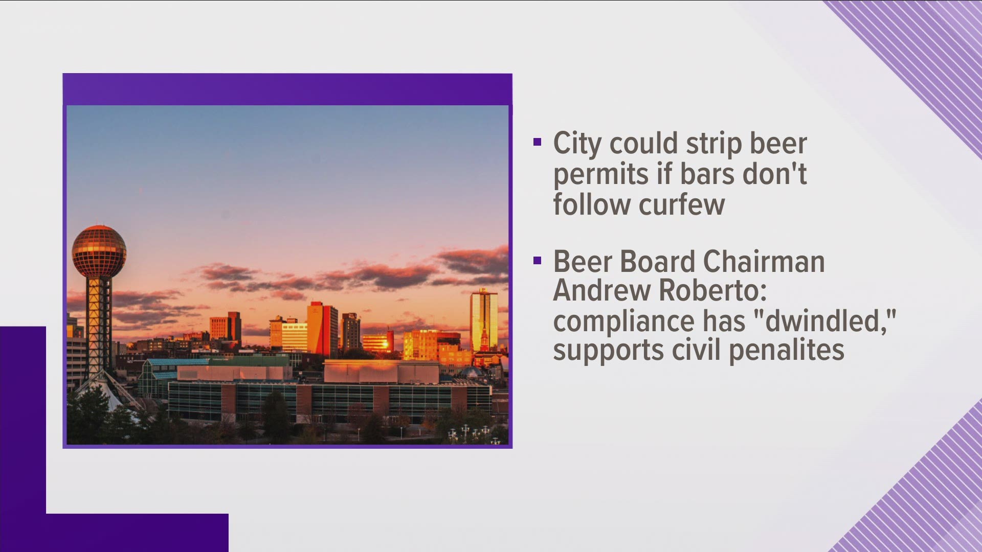 The emergency ordinances call for allowing the city to strip beer permits from bars failing to follow the 11 p.m. curfew order.