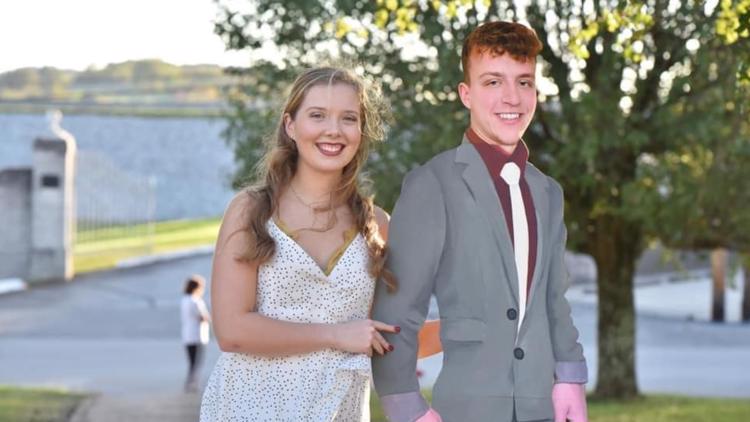 Roane Co. students get creative with cardboard cutout after quarantine dampened homecoming plans