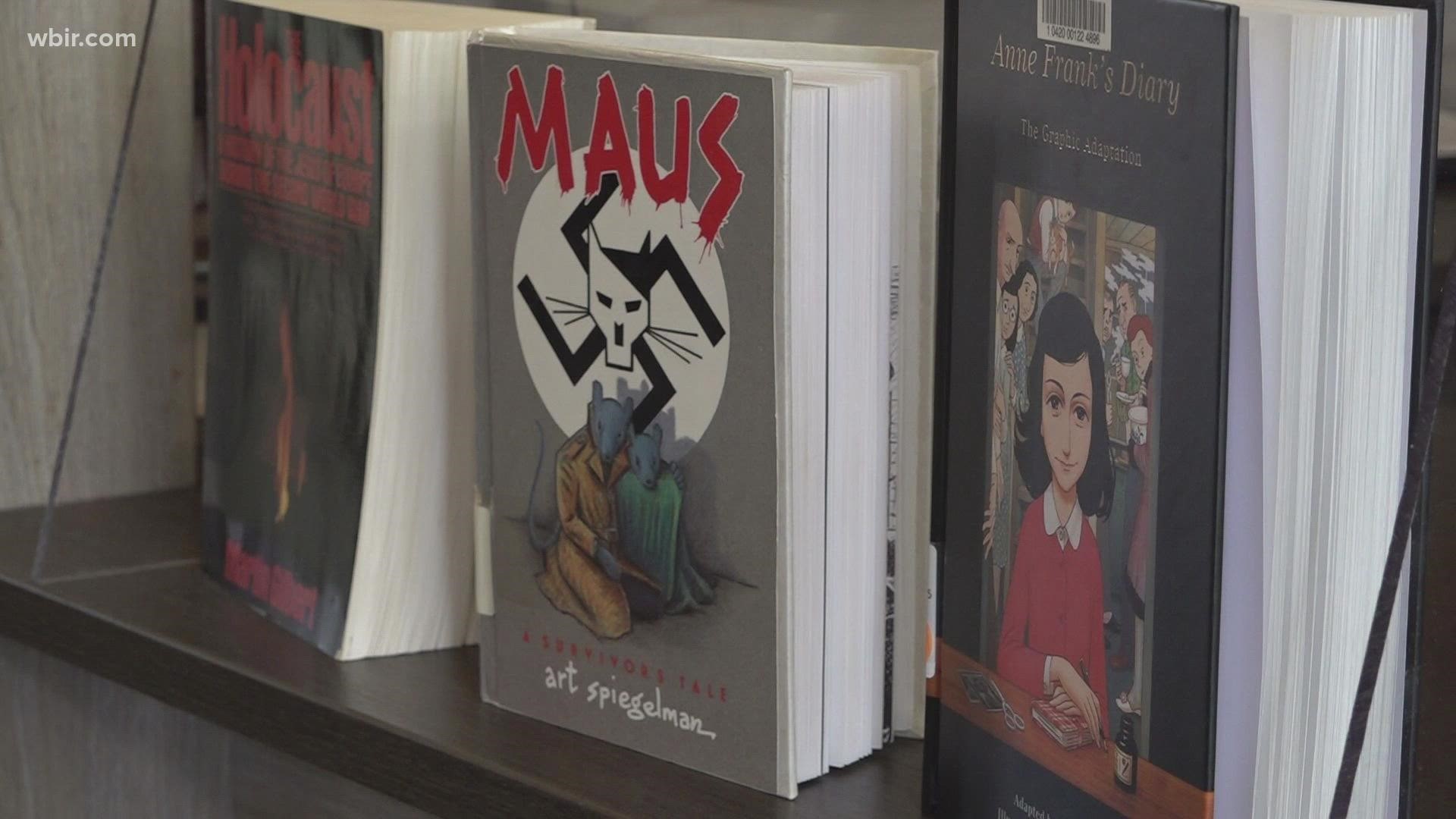 The award-winning Holocaust book was banned in McMinn County for strong language and graphic depictions of genocide.