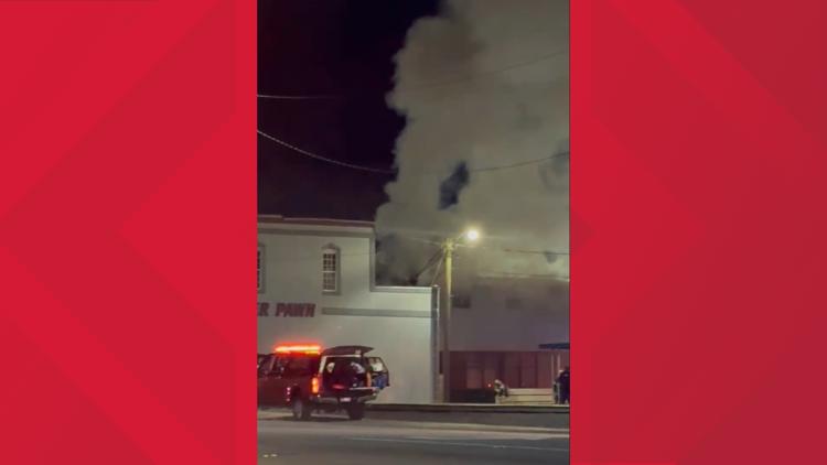 Fire reported in Maryville behind USA Super Pawn, authorities say