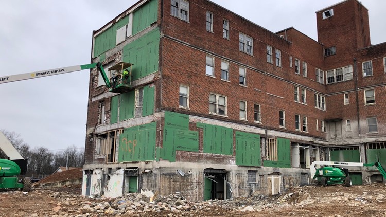 Foundation wall going up in Public Safety Complex construction project