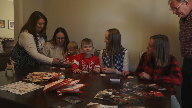 Family continues thumbprint ornament tradition despite Fantasy of Trees cancellation