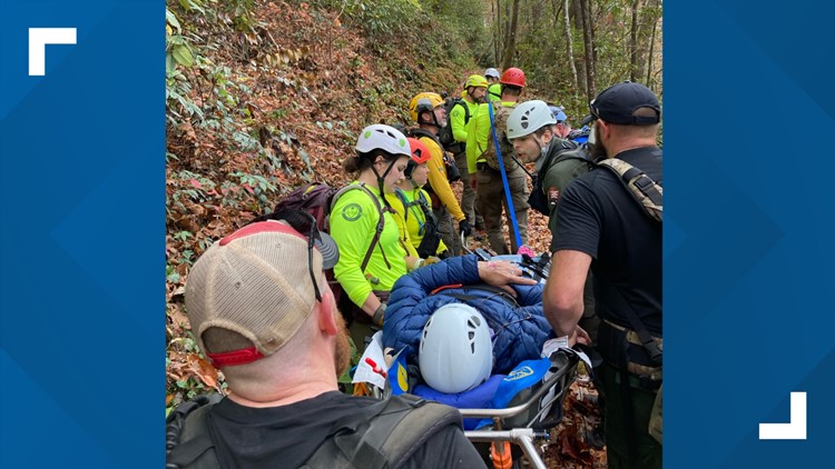 North Carolina National Guard, GSMNP rescues hiker who injured himself