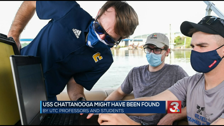 UTC students, professor locate wreckage in Tennessee River believed to be U.S.S. Chattanooga