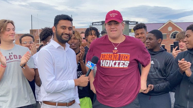 Alcoa offensive lineman, Lance Williams, commits to Virginia Tech live on WBIR