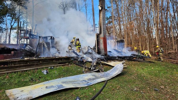 1 critically injured in North Knox County house fire