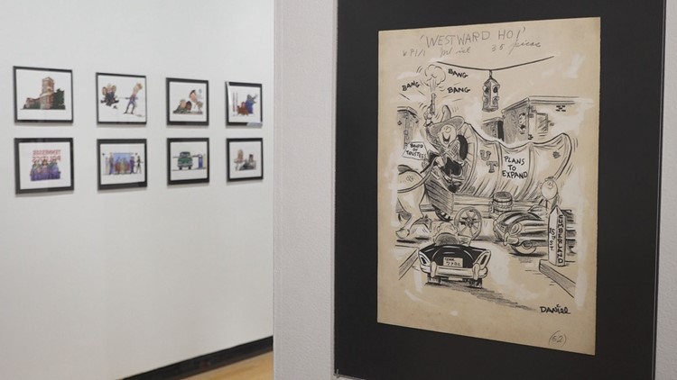 Laugh and think | Regional editorial comics on display at UT Downtown Gallery