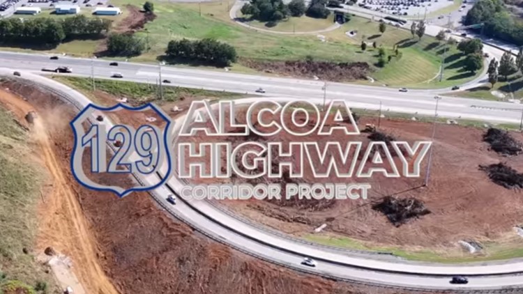 Rolling roadblocks and flaggers on Alcoa Highway to cause traffic delays