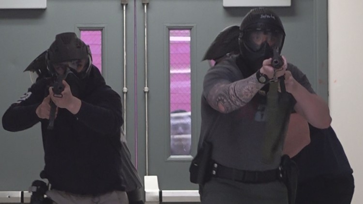 Loudon Police practice response for active shooter situations in high school