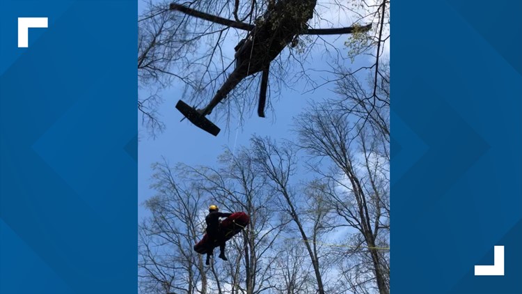 North Carolina teams help with emergency rescue of elderly hiker in Great Smoky Mountains