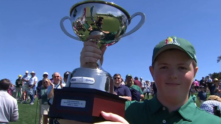 Knoxville teen golfer Jake Sheffield wins Drive, Chip & Putt National Championship