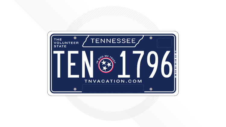 New Tennessee license plates will be available beginning on Jan. 3
