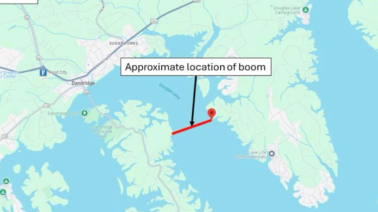 TWRA: Section of Douglas Reservoir closed for debris cleaning