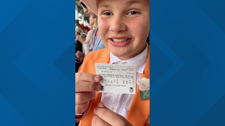 Local child picks winning ticket at Kentucky Derby