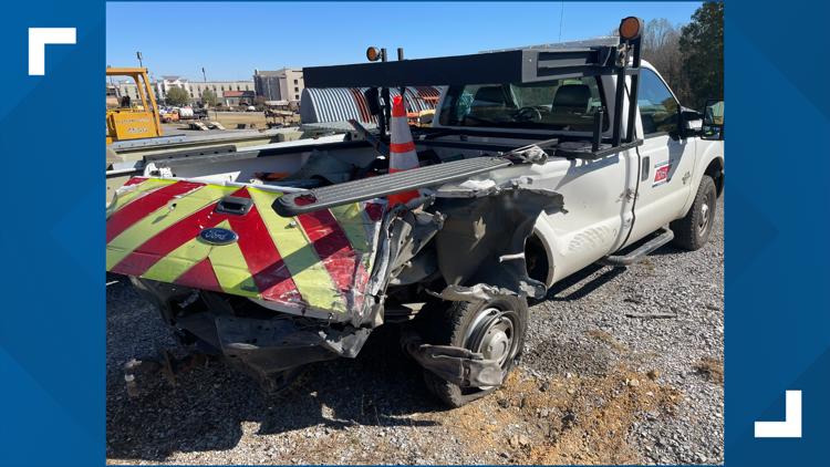 THP: Driver and passenger charged after crashing into TDOT queue truck on I-40