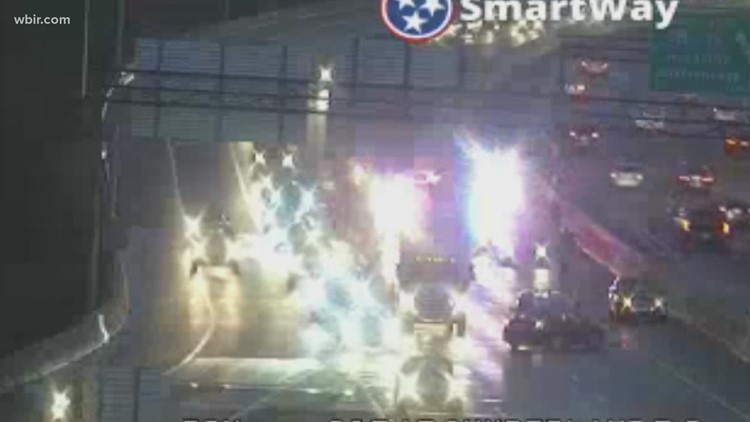 Woman seriously hurt after being hit by vehicle on Alcoa Highway while helping crashed driver